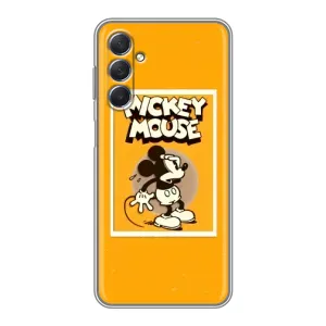 Чехлы с принтом Микки Маус на Sansung Galaxy M54 (5G) (Испуганный Микки)