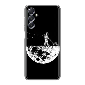 Силиконовый Чехол с принтом "Космонавты" на Sansung Galaxy M54 (5G) (Космонавт)