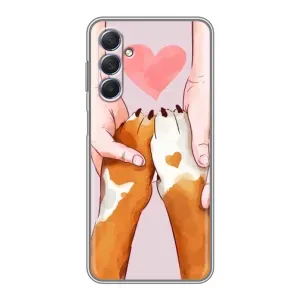 Чехол (ТПУ) Милые собачки для Sansung Galaxy M54 (5G) (Любовь к собакам)