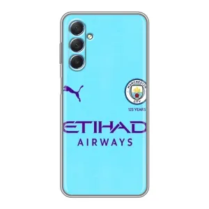 Силиконовые Чехлы принт Футбол на Sansung Galaxy M54 (5G) (Man City)