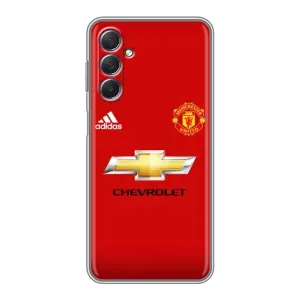 Силиконовые Чехлы принт Футбол на Sansung Galaxy M54 (5G) (Man United)