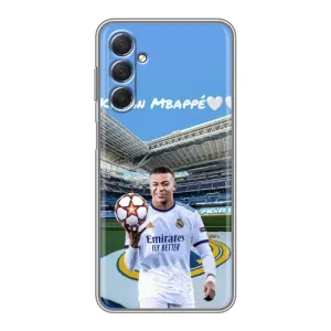 Чехол (TPU) с Футболистом на Sansung Galaxy M54 (5G) (Mbappe Real)