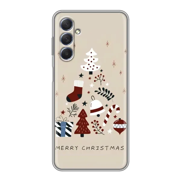 Чехол с рисунком «Merry Christmas» для Samsung Galaxy M54 (5G)
