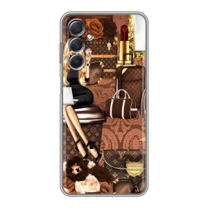 Чехол Стиль Louis Vuitton на Sansung Galaxy M54 (5G) (Мода Луи Виттон)