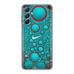 Силиконовый Чехол на Sansung Galaxy M54 (5G) с картинкой Nike (Найк зеленый)