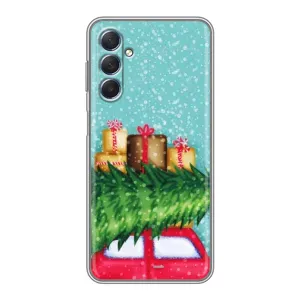 Чехол Новогодняя Елка на Sansung Galaxy M54 (5G) (Новогодние подарки)