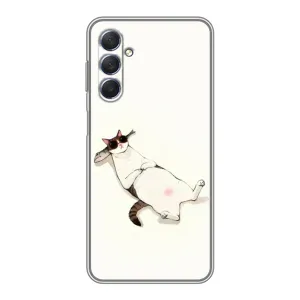 Чехол на тематику: Коты для Samsung Galaxy M54 (5G) (Отдых)