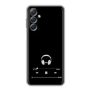 Чохол з картинками на чорному фоні для Sansung Galaxy M54 (5G) (Плеєр)