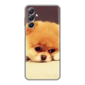 Чехол (ТПУ) Милые собачки для Sansung Galaxy M54 (5G) (Померанский шпиц)