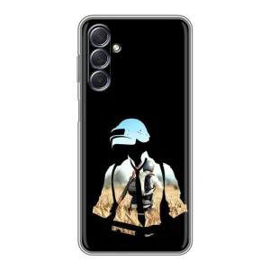 Силиконовый чехол с картинкой "Герой Pubg" на Sansung Galaxy M54 (5G) (Пубг мен)
