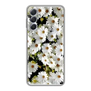 Чехол с ромашками на Sansung Galaxy M54 (5G) (Рамка в ромашках)