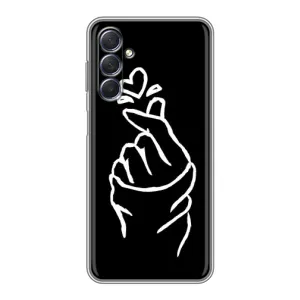 Чехлы (Знак сердечка) на Sansung Galaxy M54 (5G) (Сердце на черном)