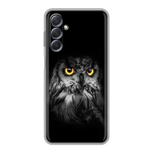 Чехлы с принтом СОВЫ для Sansung Galaxy M54 (5G) (Сова на чёрном)