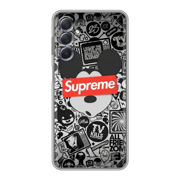 Чехол с рисунком «Supreme Маус» для Samsung Galaxy M54 (5G) Чехол с рисунком «Supreme Маус» для Samsung Galaxy M54 (5G)