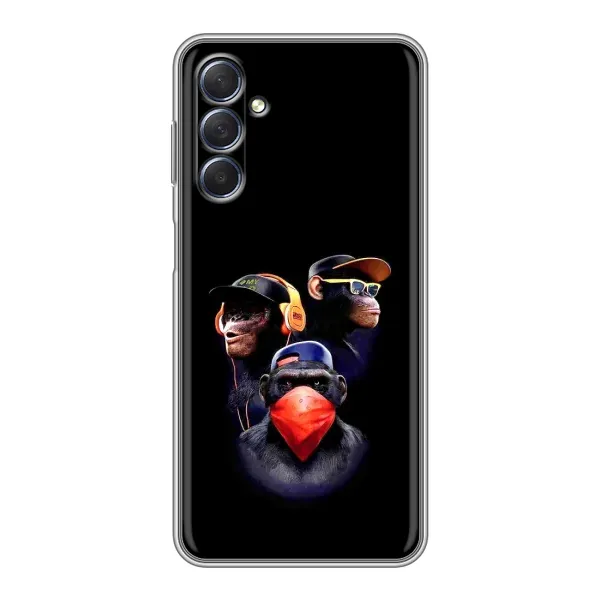 Чехол с рисунком «Три обезьяны» для Samsung Galaxy M54 (5G) Чехол с рисунком «Три обезьяны» для Samsung Galaxy M54 (5G)