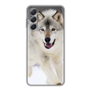 Чехол с Волком на Sansung Galaxy M54 (5G) (Волк на снегу)