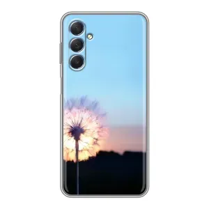Силиконовый Чехол с одуванчиками на Sansung Galaxy M54 (5G) (Закат с одуванчиком)