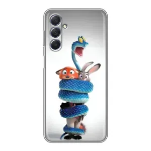 Силиконовый чехол с принтом Зоотрополіс для Sansung Galaxy M54 (5G) (Змея Зоо)