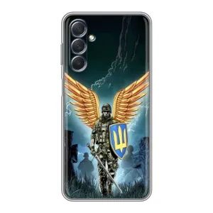 Патриотический Чехол для Sansung Galaxy M54 (5G) (ЗСУ з крильями)