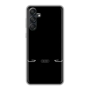 Силиконовый бампер с картинкой машины на Samsung Galaxy M55 5G (Силует Audi)