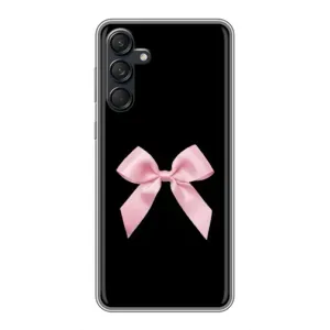 Чехол банты для Samsung Galaxy M55 5G (Бант на черном)