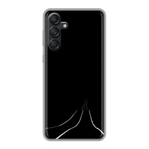 Чехол с картинками на черном фоне для Samsung Galaxy M55 5G (Дорога)