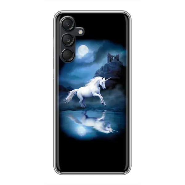 Чехол с рисунком «Единорог» для Samsung Galaxy M55 5G Чехол с рисунком «Единорог» для Samsung Galaxy M55 5G