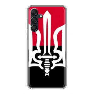 Чехлы УПА (Красно-Чёрный) на Samsung Galaxy M55 5G (Герб Украины)