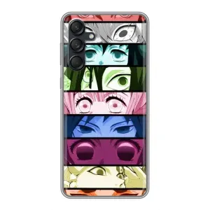 Силиконовые чехлы с глазами Anime для Самсунг Галакси М55 5Джи (Глаза Хашира)