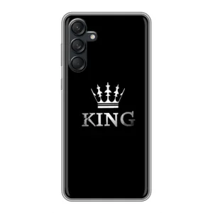 Чехол (Корона на чёрном фоне) для Самсунг Галакси М55 5Джи (KING)