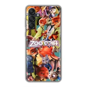 Силиконовый чехол с принтом Зоотрополіс для Samsung Galaxy M55 5G (Коллаж героев)