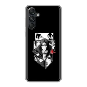 Чехлы с картинкой Итачи Учиха на Samsung Galaxy M55 5G (Коллаж Итачи)