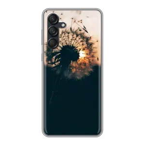 Силиконовый Чехол с одуванчиками на Samsung Galaxy M55 5G (Красивый одуванчик)