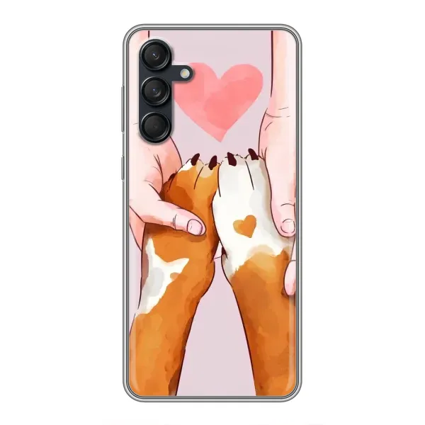Чехол с рисунком «Любовь к собакам» для Samsung Galaxy M55 5G Чехол с рисунком «Любовь к собакам» для Samsung Galaxy M55 5G