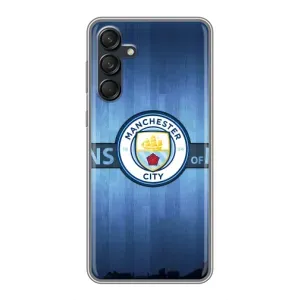 Силиконовые Чехлы принт Футбол на Samsung Galaxy M55 5G (ManCity)