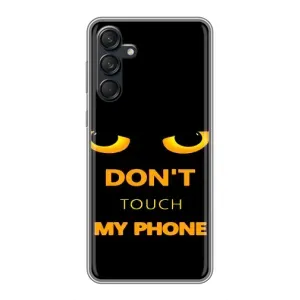 Чехол с Прикольным принтом на Samsung Galaxy M55 5G (Не трогай мой телефон)