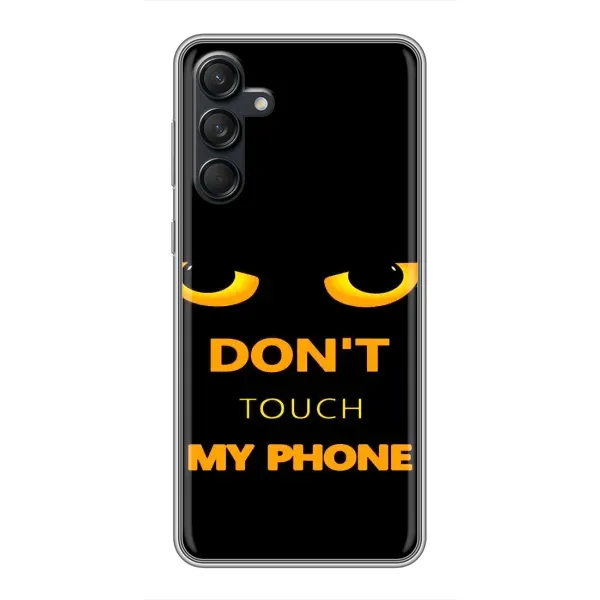 Чехол с рисунком «Не трогай мой телефон» для Samsung Galaxy M55 5G Чехол с рисунком «Не трогай мой телефон» для Samsung Galaxy M55 5G