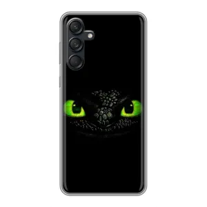 Чехол дракон Беззубик для Samsung Galaxy M55 5G (Глаза Беззубика)