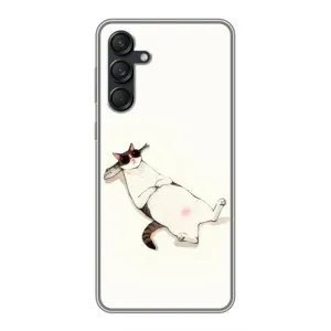 Чехол на тематику: Коты для Samsung Galaxy M55 5G (Отдых)
