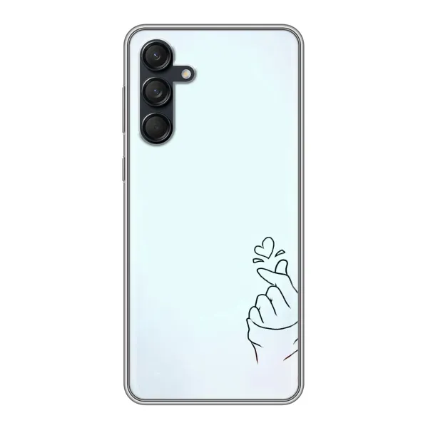 Чехол с рисунком «Сердце на голубом» для Samsung Galaxy M55 5G Чехол с рисунком «Сердце на голубом» для Samsung Galaxy M55 5G