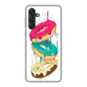 Чехол с изображением вкусной еды для Samsung Galaxy M55 5G (Сочные пончики)