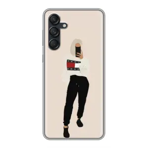 Силиконовый Чехол на Samsung Galaxy M55 5G с картинкой Стильных Девушек (Стильная)