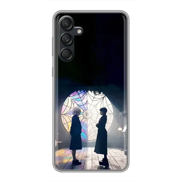 Чехол с рисунком «Уэнсдей и Энди» для Samsung Galaxy M55 5G Чехол с рисунком «Уэнсдей и Энди» для Samsung Galaxy M55 5G