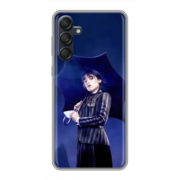 Чехол с рисунком «Уэнсдей с зонтом» для Samsung Galaxy M55 5G Чехол с рисунком «Уэнсдей с зонтом» для Samsung Galaxy M55 5G