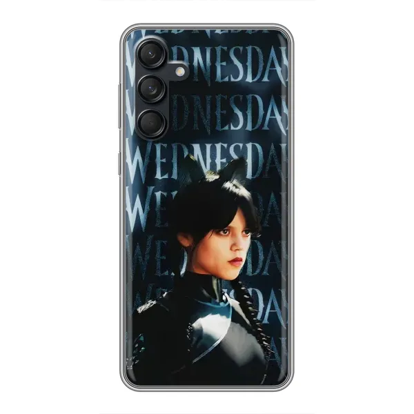 Чехол с рисунком «Уэнздей с ушками» для Samsung Galaxy M55 5G Чехол с рисунком «Уэнздей с ушками» для Samsung Galaxy M55 5G