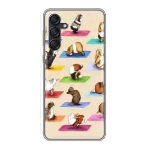 Чехол с Прикольным принтом на Samsung Galaxy M55 5G (Ёга свинок)