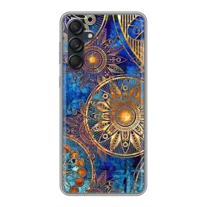 Чехлы со смыслом для Samsung Galaxy M55 5G (Золотые узоры)