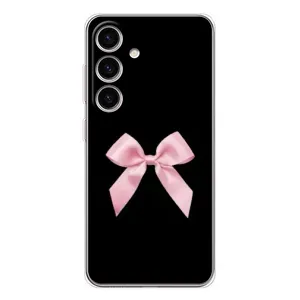 Чехол банты для Samsung Galaxy M56 (Бант на черном)