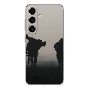 Чехлы на военную тематику для Samsung Galaxy M56 (Бой солдат)