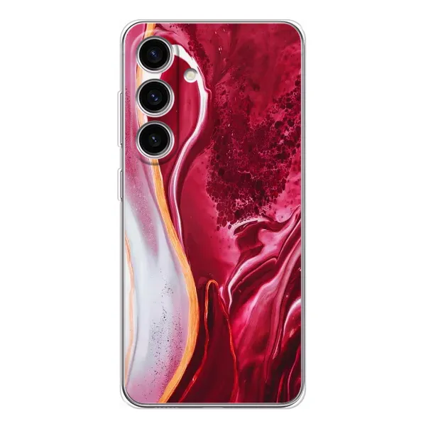 Чехол с рисунком «Красный мрамор» для Samsung Galaxy M56 Чехол с рисунком «Красный мрамор» для Samsung Galaxy M56